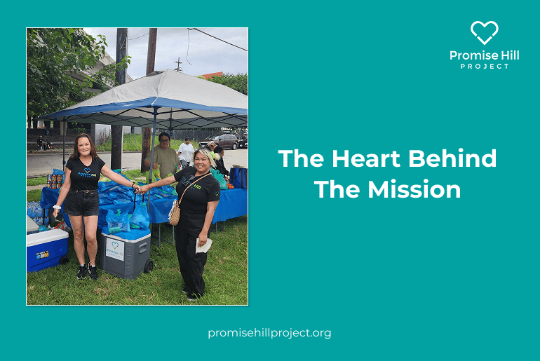 Lisa Arbogast at a nonprofit outreach event.